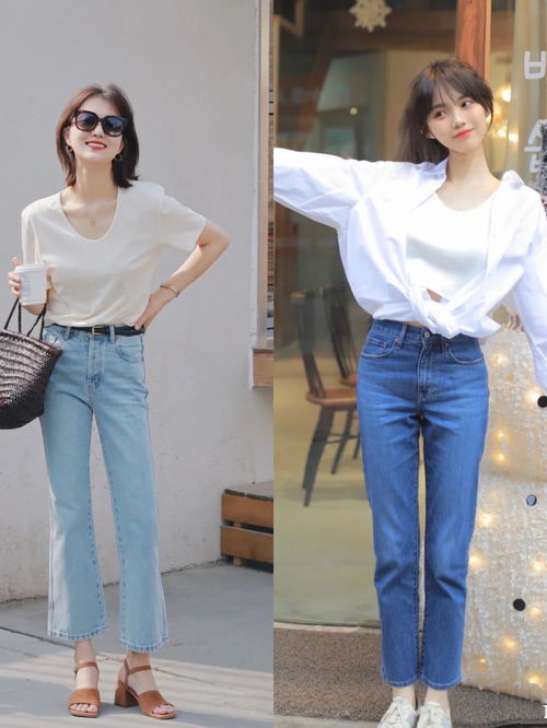 不管20岁还是40岁，都该有一条牛仔裤，夏天穿更遮肉显高