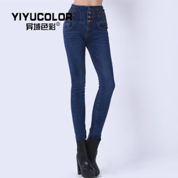 异域色彩牛仔裤 时尚与个性的完美融合